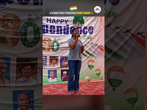 A Voice That Touched Every Heart 🇮🇳❤️#IndependenceDay2026 #PatrioticSong