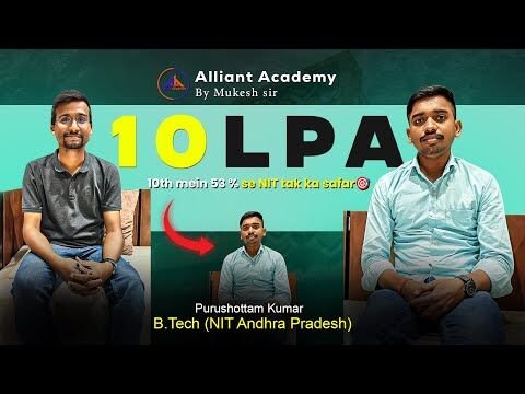 From 53% in 10th to Engineering Success | Real Student Story | Alliant Academy Podcast | Mukesh sir