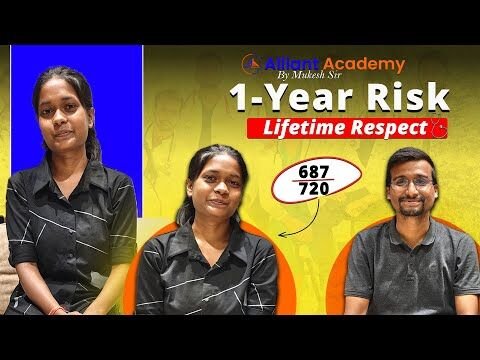 First Attempt MBBS.. and Then a Drop? My Unexpected Journey || By Mukesh Sir, || Alliant Academy ||