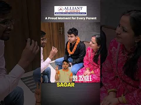 A Proud Moment for Every Parent #alliantacademy #iitjee