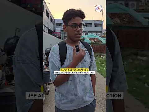 JEE ADVANCED 2026 PAPER REACTION 💀 #JEEAdvanced2026 #IITJEE #FutureIITians #JEEMotivation
